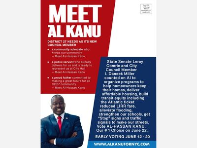 Al Kanu, District 27 Council Candidate - June 22nd
