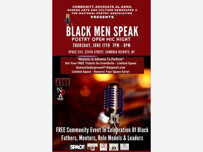 Black Men Speak Poetry - Free Community Event